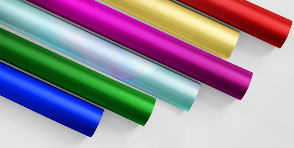 Colour foil rolls